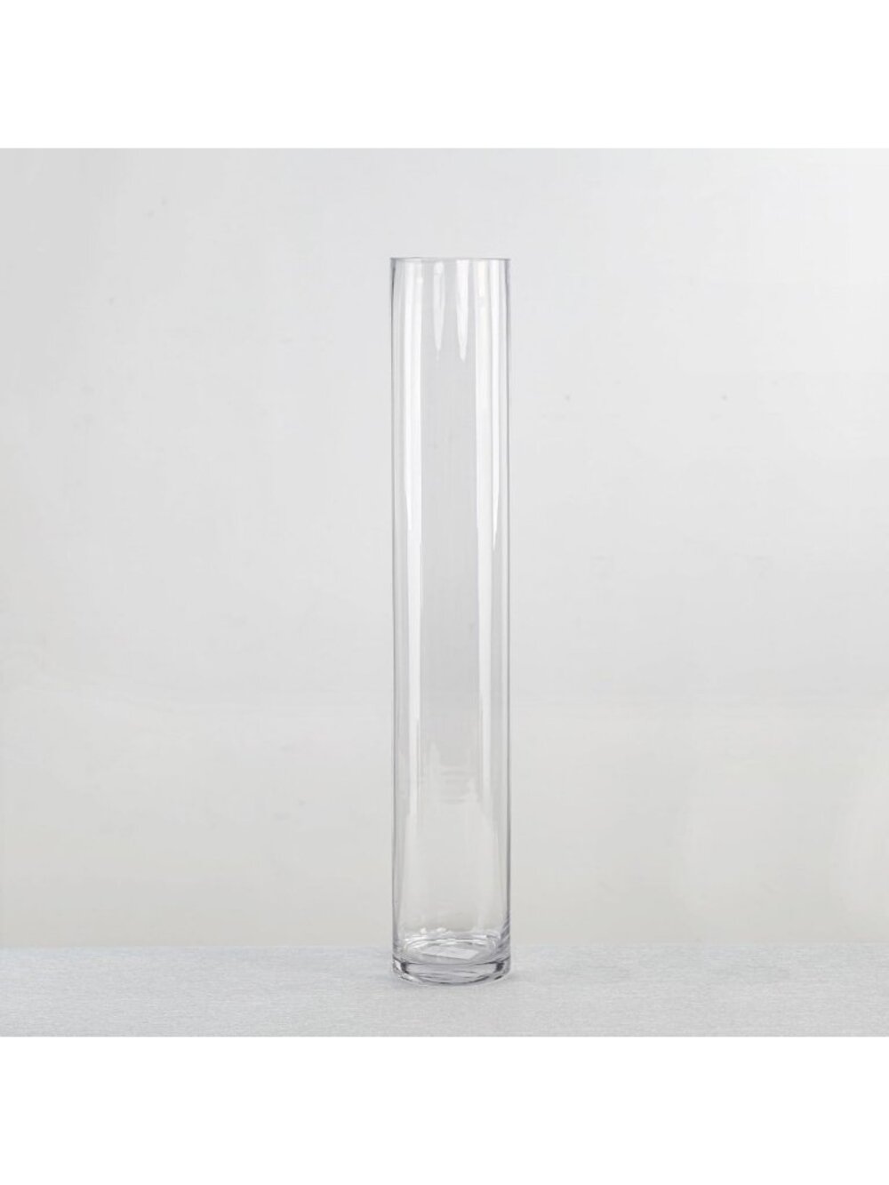 Clear Glass Cylinder Vase 24â Tall | Elegant Flower Centerpiece & Candle Holder